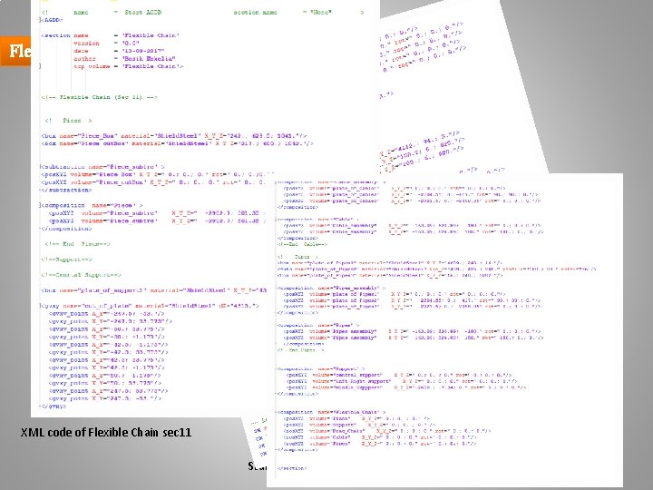 Flexible Cain sec 11 - Current XML code of Flexible Chain sec 11 Status