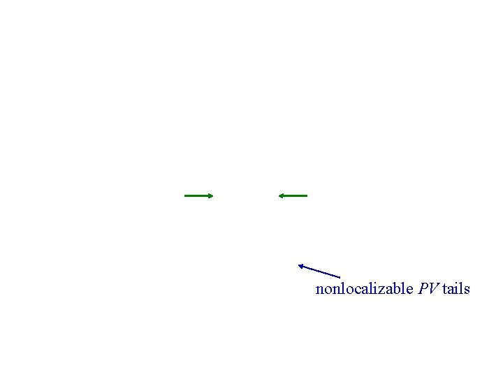 nonlocalizable PV tails 