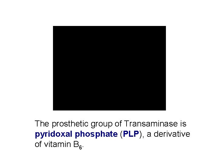 The prosthetic group of Transaminase is pyridoxal phosphate (PLP), a derivative of vitamin B