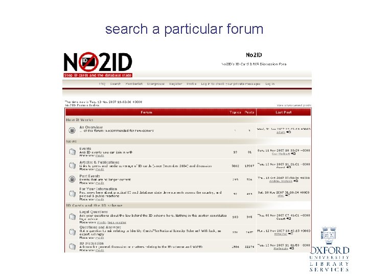 search a particular forum 