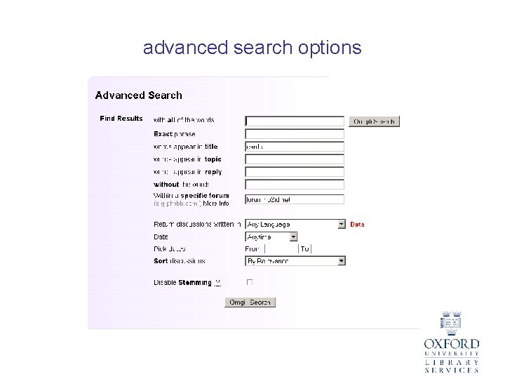 advanced search options 