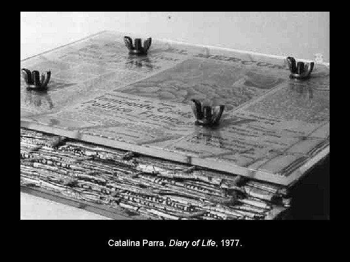 Catalina Parra, Diary of Life, 1977. 