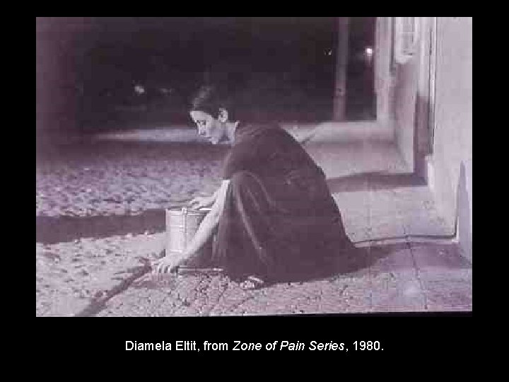 Diamela Eltit, from Zone of Pain Series, 1980. 