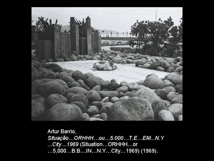 Artur Barrio, Situação…ORHHH…ou… 5. 000…T. E…EM. . . N. Y. . . City… 1969