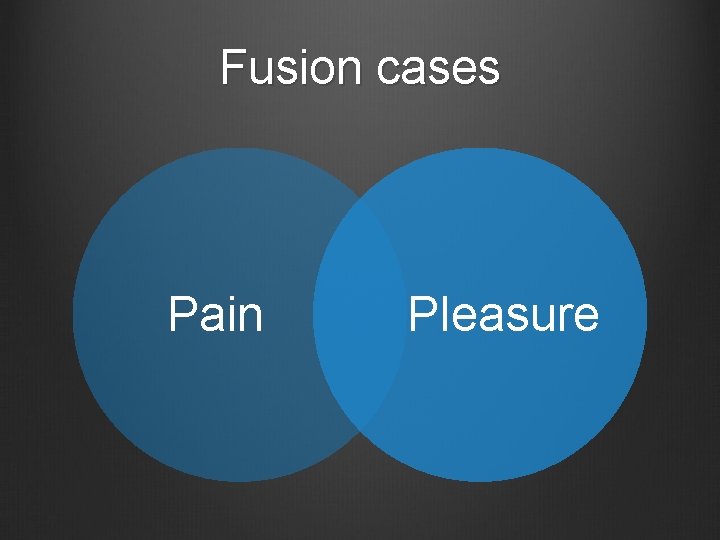 Fusion cases Pain Pleasure 