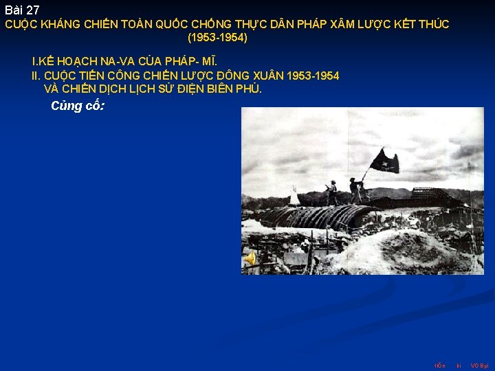Bài 27 CUỘC KHÁNG CHIẾN TOÀN QUỐC CHỐNG THỰC D N PHÁP X M