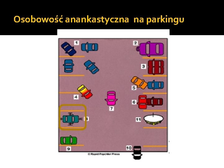 Osobowość anankastyczna na parkingu 