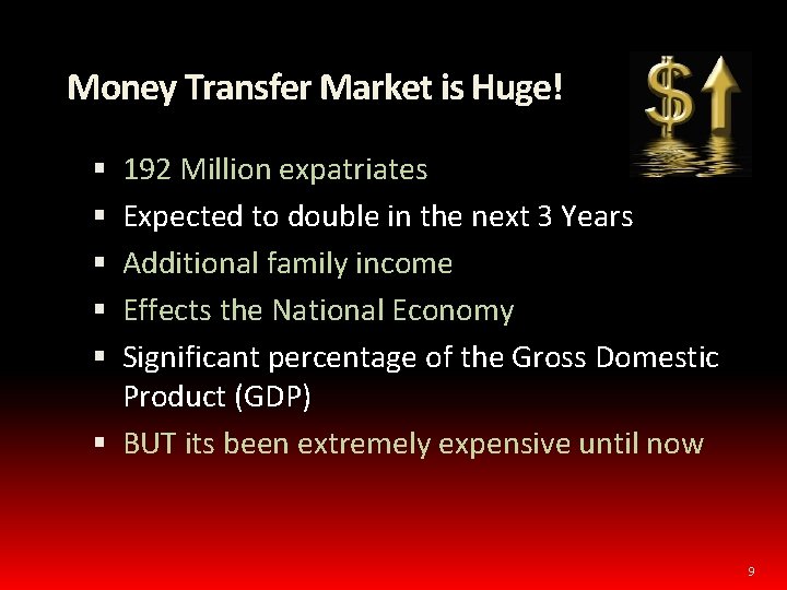 Money Transfer Market is Huge! 192 Million expatriates Expected to double in the next