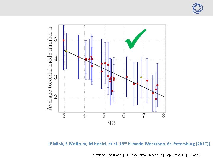 [F Mink, E Wolfrum, M Hoelzl, et al, 16 th H-mode Workshop, St. Petersburg