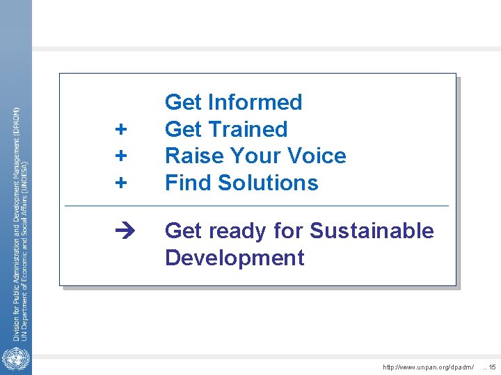 + + + Get Informed Get Trained Raise Your Voice Find Solutions ____________________________________ Get