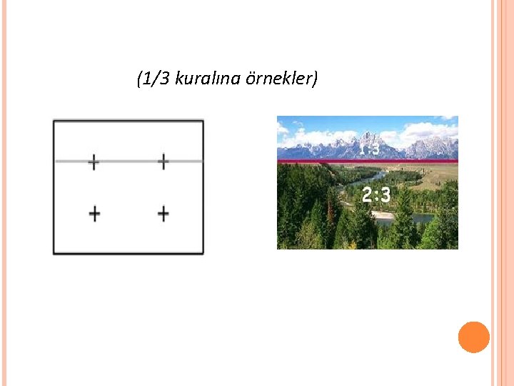 (1/3 kuralına örnekler) 