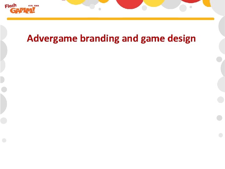 Advergame branding and game design 