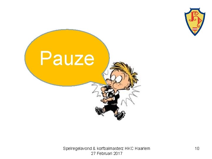 Pauze Spelregelavond & korfbalmasterz HKC Haarlem 27 Februari 2017 10 