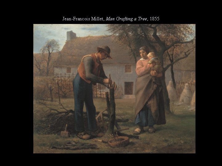 Jean-Francois Millet, Man Grafting a Tree, 1855 