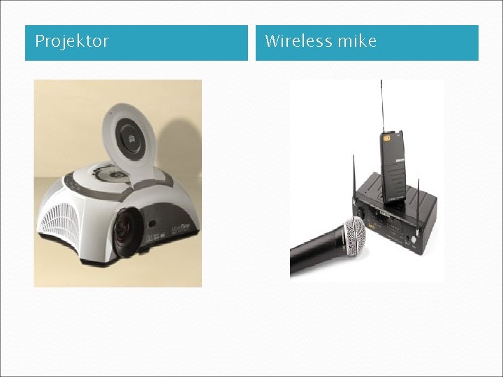Projektor Wireless mike 