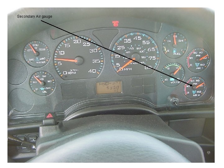 Secondary Air gauge 