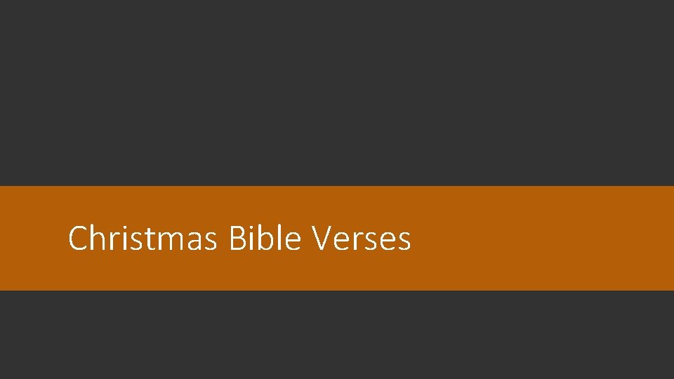 Christmas Bible Verses 