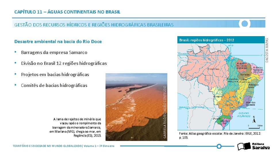 CAPÍTULO 11 – ÁGUAS CONTINENTAIS NO BRASIL DACOSTA MAPAS GESTÃO DOS RECURSOS HÍDRICOS E