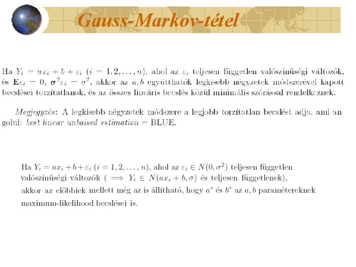 Gauss-Markov-tétel 