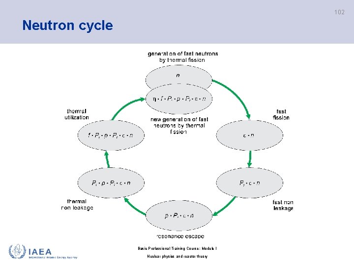 102 Neutron cycle Basic Professional Training Course; Module I Nuclear physics and reactor theory