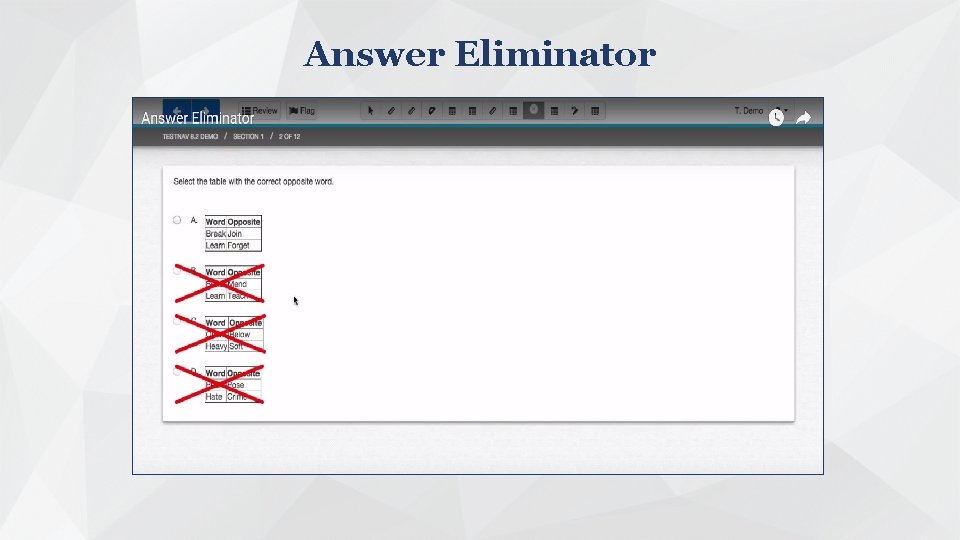 Answer Eliminator 