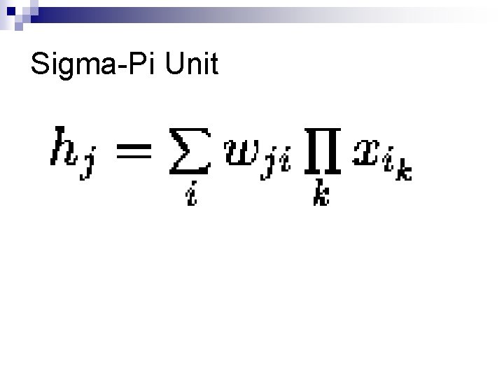 Sigma-Pi Unit 