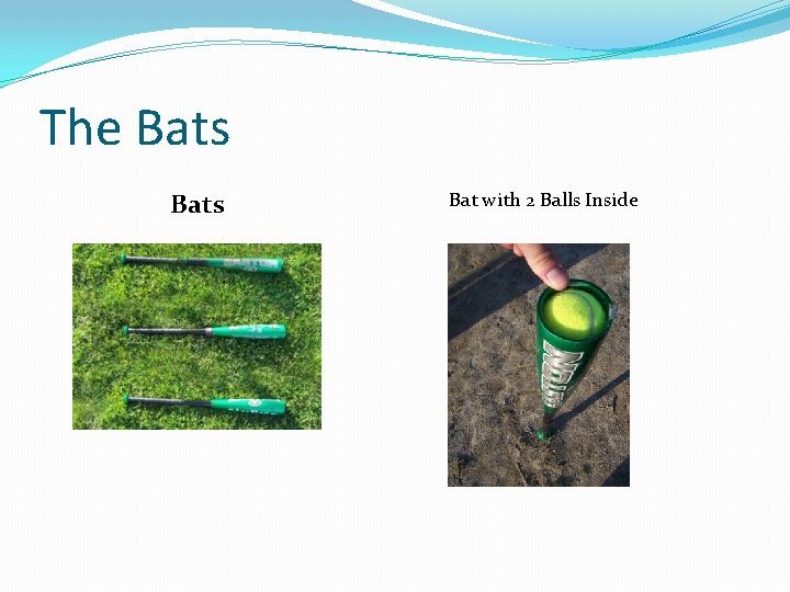 The Bats Bat with 2 Balls Inside 