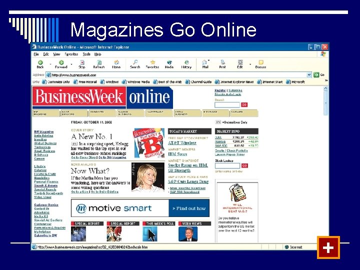 Magazines Go Online + 