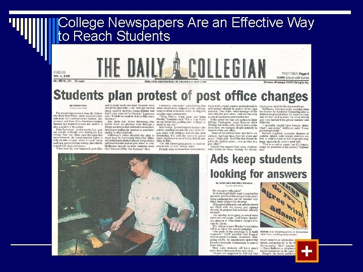 College Newspapers Are an Effective Way to Reach Students + 