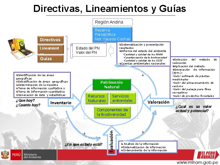 Directivas, Lineamientos y Guías Región Andina Reserva Paisajística Nor Yauyos Cochas Directivas Sistematización y