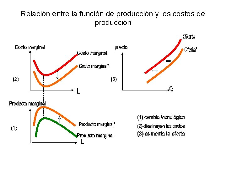 Relación entre la función de producción y los costos de producción 