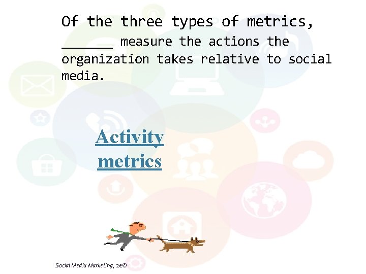 Of the three types of metrics, ______ measure the actions the organization takes relative
