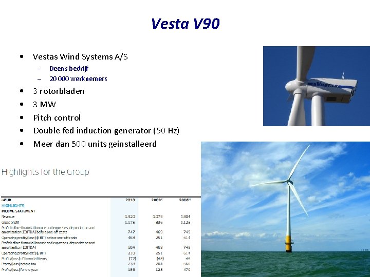 Vesta V 90 • Vestas Wind Systems A/S – – • • • Deens