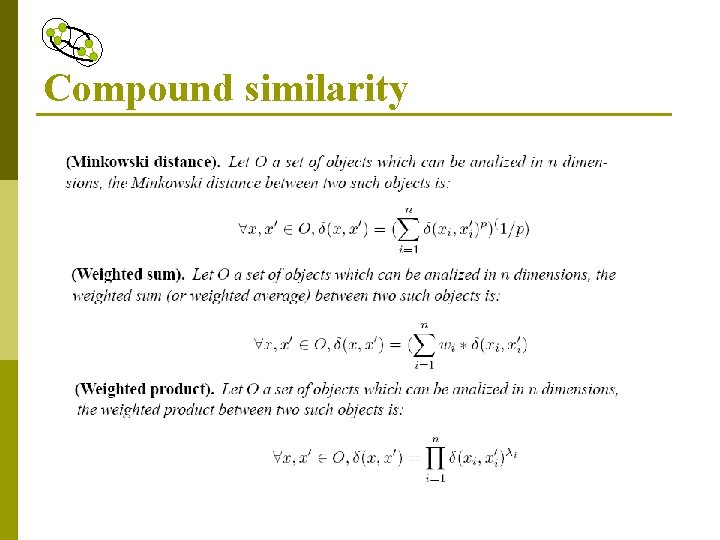 Compound similarity 
