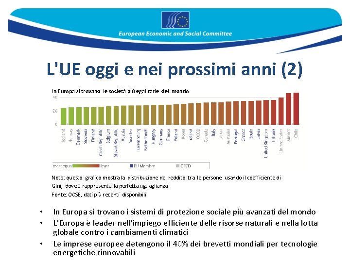 L'UE oggi e nei prossimi anni (2) In Europa si trovano le società più