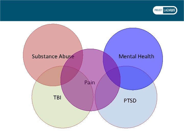 Substance Abuse Mental Health Pain TBI PTSD 
