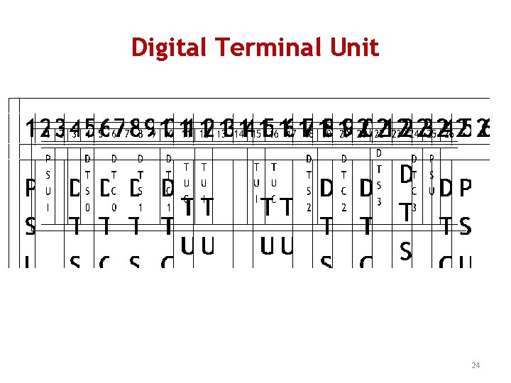 Digital Terminal Unit 24 