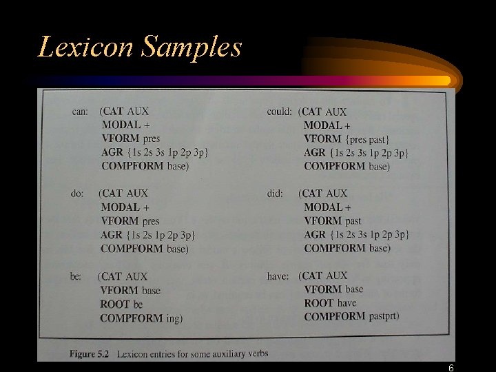 Lexicon Samples 6 