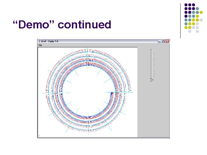 “Demo” continued 