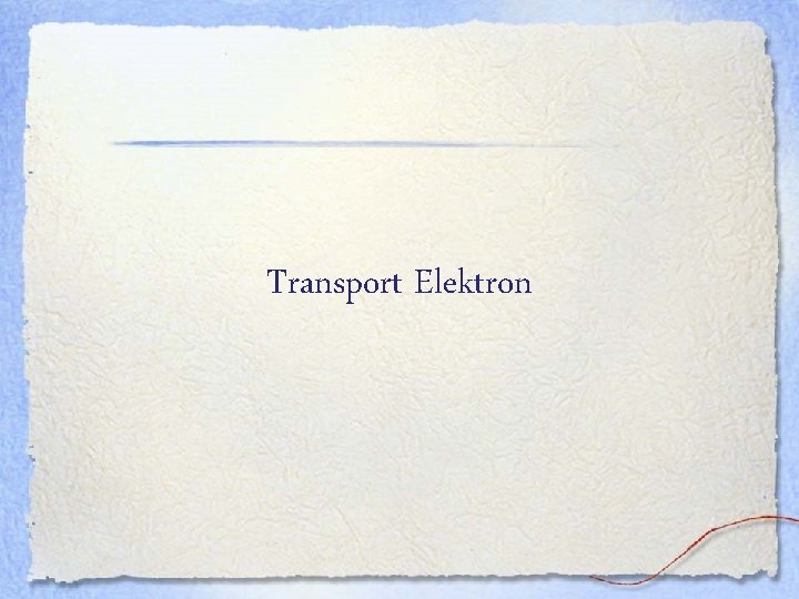 Transport Elektron 