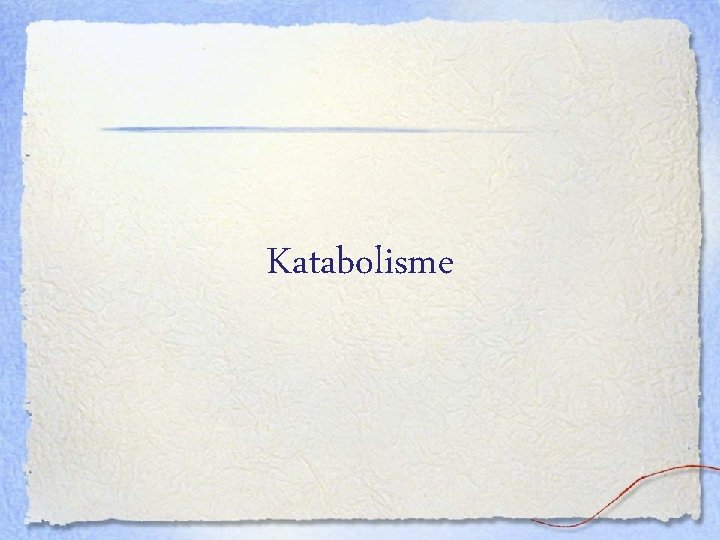 Katabolisme 