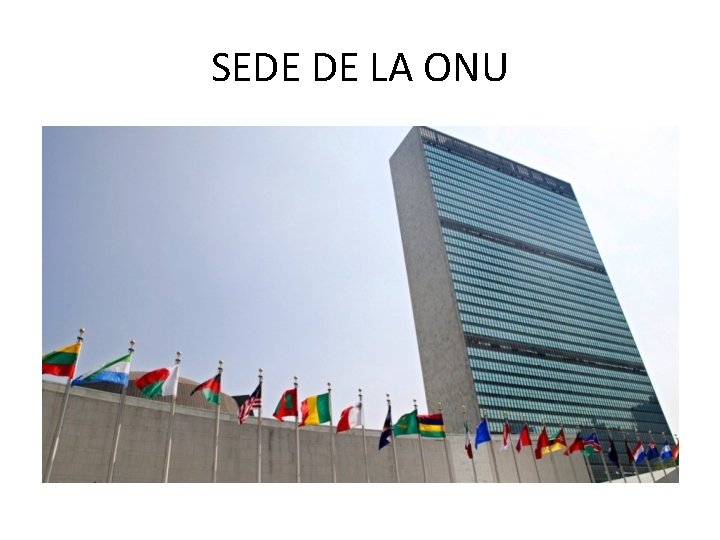SEDE DE LA ONU 