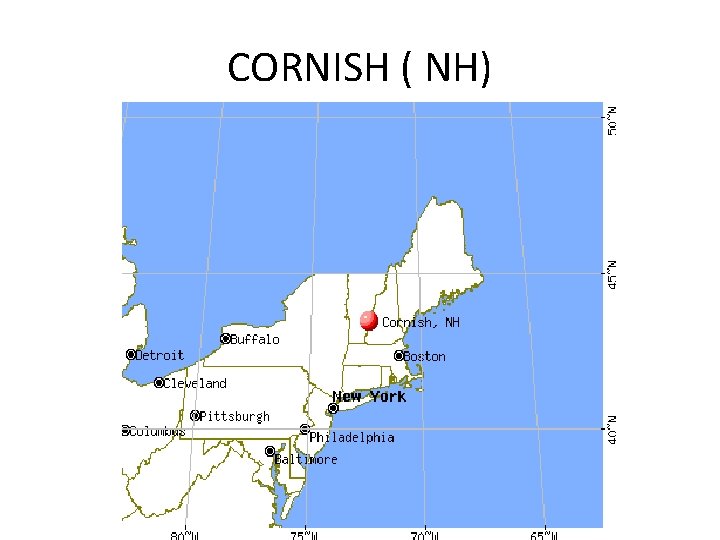 CORNISH ( NH) 