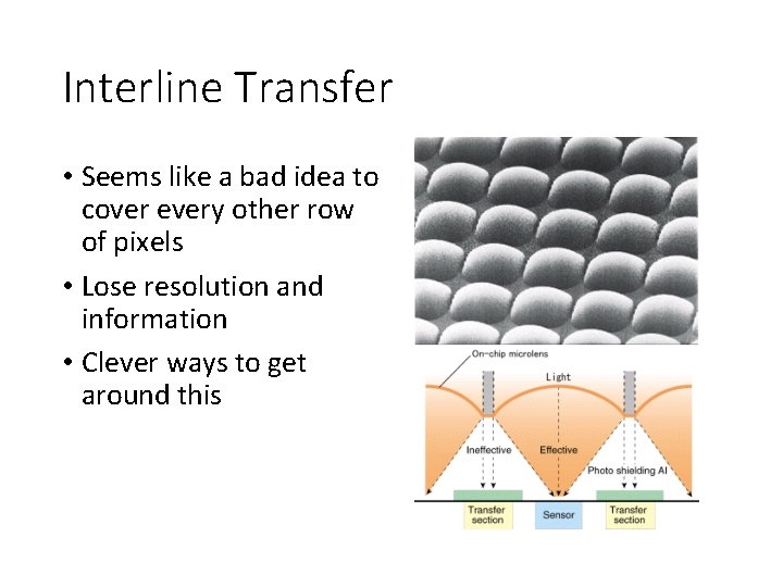 Interline Transfer • Seems like a bad idea to cover every other row of