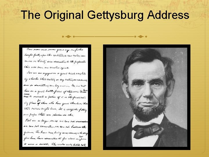 The Original Gettysburg Address 