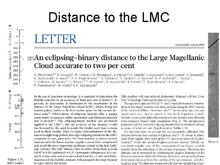 Distance to the LMC 