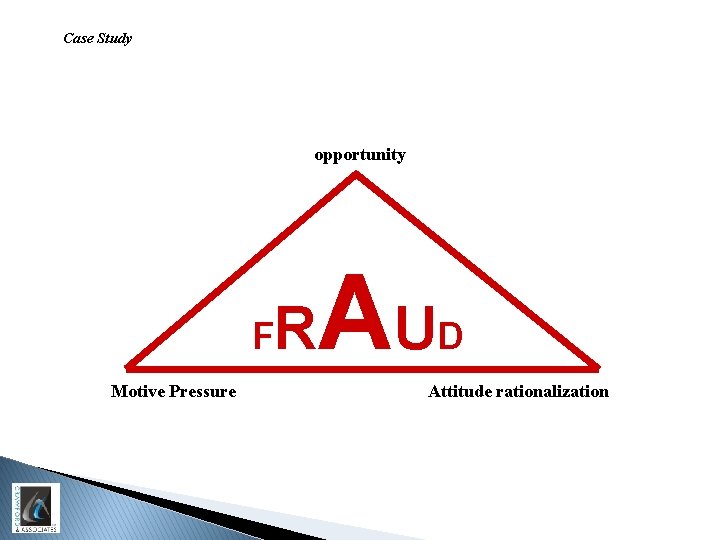 Case Study The GSA “Training” Conference opportunity F Motive Pressure R AU D Attitude