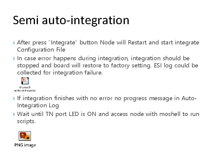 Semi auto-integration › After press “Integrate” button Node will Restart and start integrate Configuration