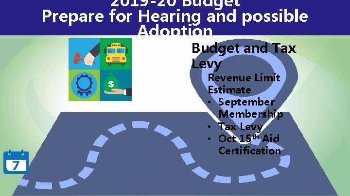 2019 -20 Budget Prepare for Hearing and possible Adoption Budget and Tax Levy Revenue