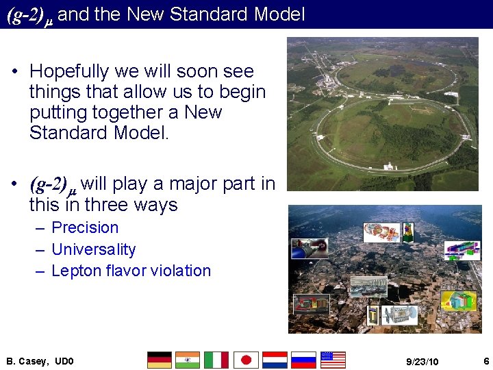 (g-2)m and the New Standard Model • Hopefully we will soon see things that